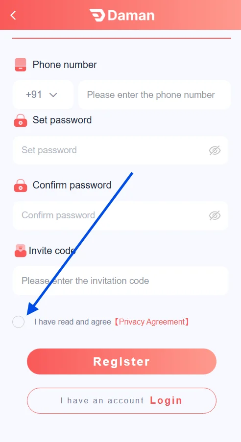 read privacy agreement